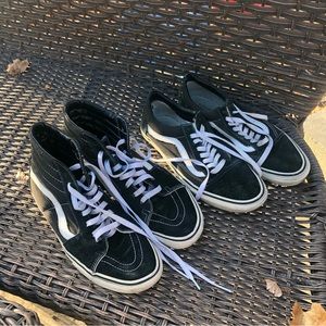 Vans Old Skool & sk8-hi bundle M 8 W 9.5